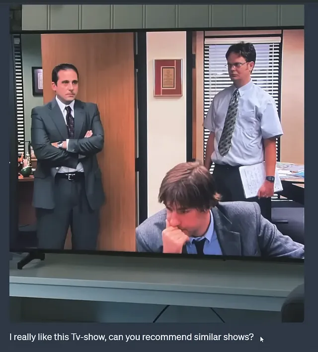 Screenshot from The Office